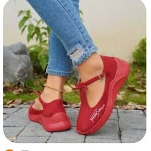 Tommy Hilfiger Women's Vibrant Red Sneakers